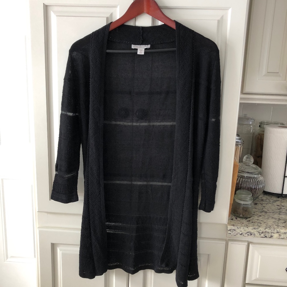 Coldwater Creek Long Lightweight Cardigan Medium